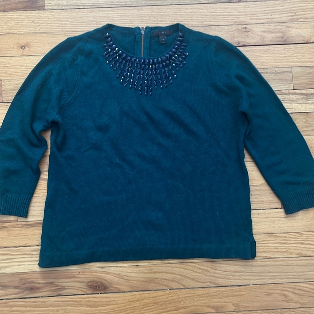 J.Crew Embellished Sweater